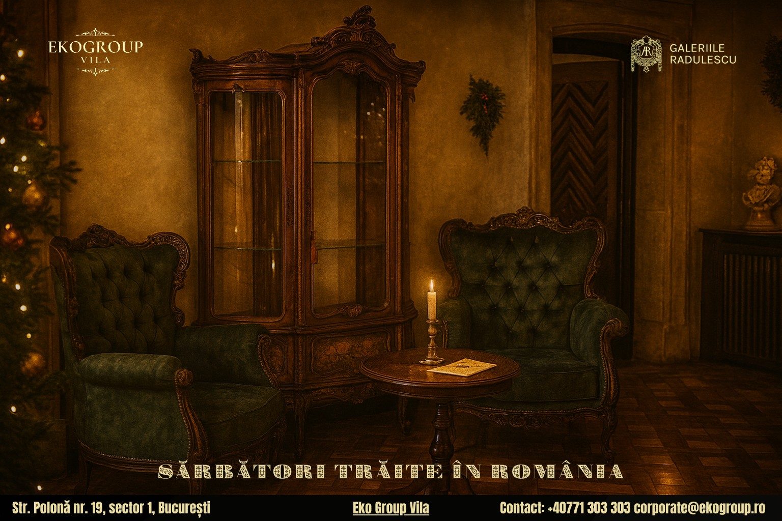Crăciunul în România interbelică: o privire nostalgică asupra sărbătorilor de iarnă în anii ’30 la Eko Group Vila