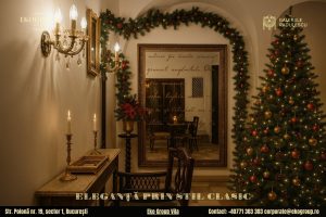 Decoratiuni de Craciun în stil interbelic: Eko Group Vila și farmecul eleganței anilor ’30